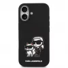 Karl Lagerfeld Custodia in silicone liquido K&CH Sketch MagSafe per Apple iPhone 17 nero