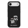 Karl Lagerfeld Custodia in silicone liquido K&CH Sketch MagSafe per Apple iPhone Air nero