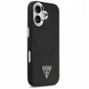 Guess Custodia MagSafe in pelle PU Triangle Logo per Apple iPhone 17 nero
