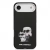 Karl Lagerfeld Custodia in silicone IML Aquarelle K&C Logo per Apple iPhone Air nero