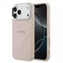 Guess Apple iPhone 17 Pro custodia in silicone con MagSafe Classic Logo rosa
