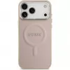 Guess Apple iPhone 17 Pro Max custodia in silicone con MagSafe Classic Logo rosa