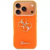 Guess IML 4G Script Metal Custodia per iPhone 17 Pro, arancione