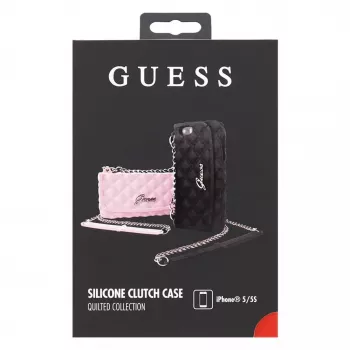 Apple Quilted Clutch custodia in silicone per iPhone 6 rosa