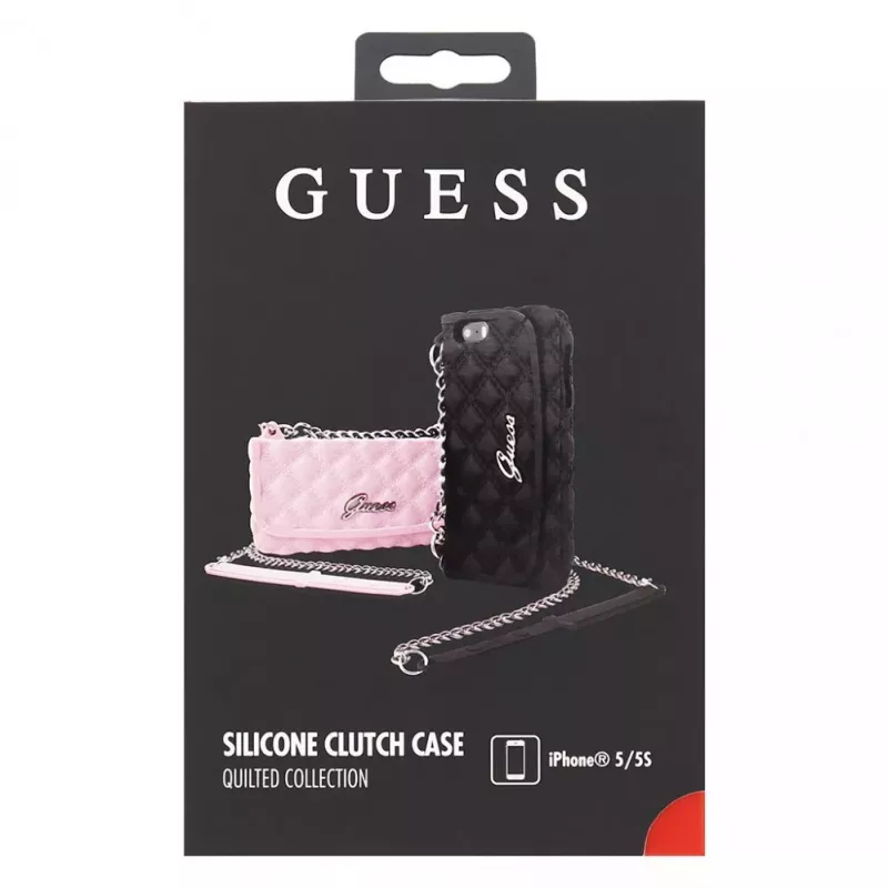 Apple Quilted Clutch custodia in silicone per iPhone 6 rosa