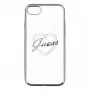 Guess Apple iPhone 7 / 8 Heart custodia TPU argento