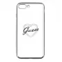 Guess Apple iPhone 7 Plus / 8 Plus Apple Heart custodia TPU argento