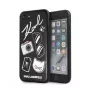 Karl Lagerfeld Apple iPhone 7/8/SE2020 Pins custodia rigida nero