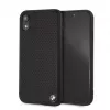 BMW Apple iPhone XR Perforated Leather custodia rigida nero