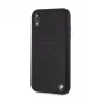 BMW Apple iPhone XR Perforated Leather custodia rigida nero