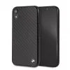 BMW Apple iPhone XR Signature custodia rigida in vero carbonio nero