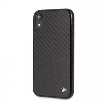 BMW Apple iPhone XR Signature custodia rigida in vero carbonio nero