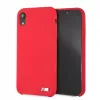 BMW Apple iPhone XR custodia rigida in silicone rosso