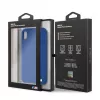 BMW Apple iPhone XR custodia rigida in silicone blu navy