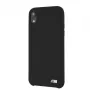 BMW custodia rigida in silicone per Apple iPhone XR nero M Collection