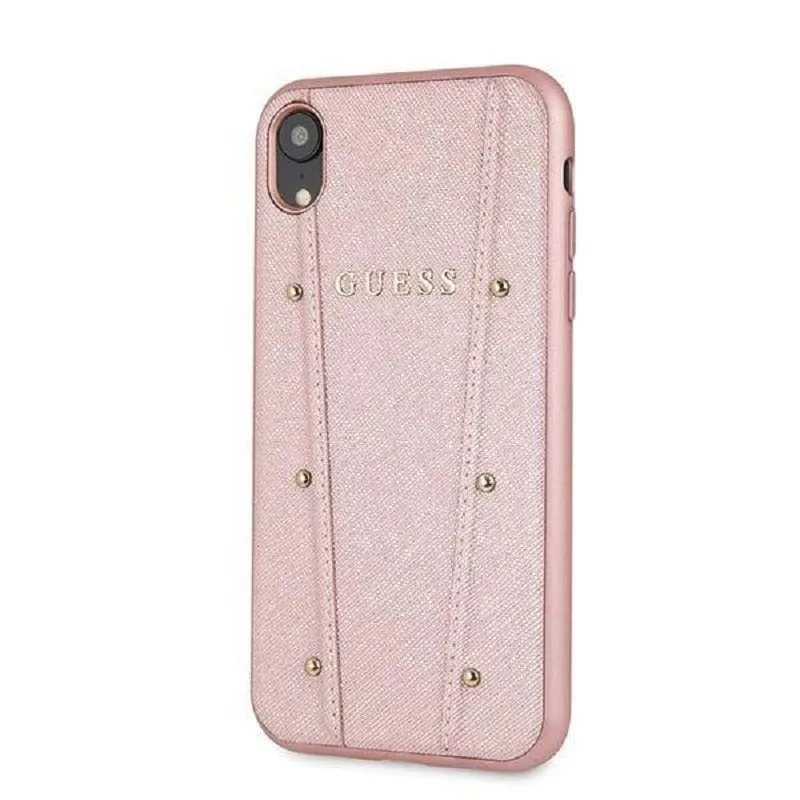 Guess Kaia custodia rigida per iPhone XR - oro rosa