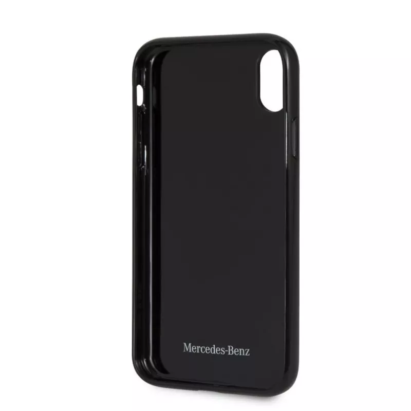Mercedes-Benz Apple iPhone XR custodia rigida in vera fibra di carbonio nero
