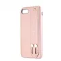 Guess iPhone 7/8/SE 2020 Saffiano Strap custodia rosa