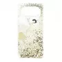 Guess Samsung Galaxy S10e Glitter Hearts custodia oro