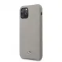 Mercedes-Benz Apple iPhone 11 Pro custodia in silicone liquido grigio
