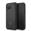 Mercedes-Benz Apple iPhone 11 Pro custodia rigida in pelle Perforation nero