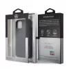 Mercedes-Benz Apple iPhone 11 Pro custodia in vera pelle Quilted blu