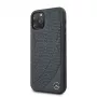Mercedes-Benz Apple iPhone 11 Pro custodia in vera pelle Quilted blu