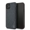 Mercedes-Benz Apple iPhone 11 custodia in vera pelle Quilted blu