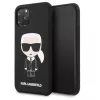 Karl Lagerfeld Apple iPhone 11 Pro Iconic custodia in silicone nero