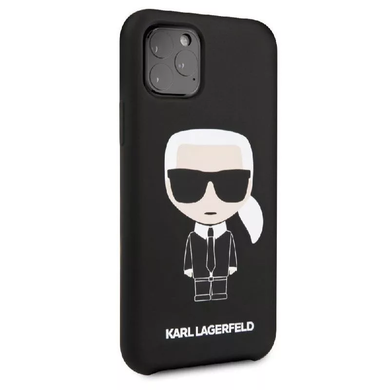 Karl Lagerfeld Apple iPhone 11 Pro Iconic custodia in silicone nero