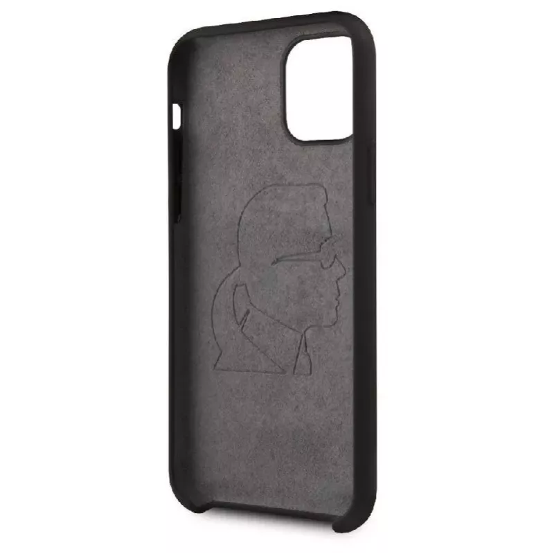Karl Lagerfeld Apple iPhone 11 Pro Iconic custodia in silicone nero