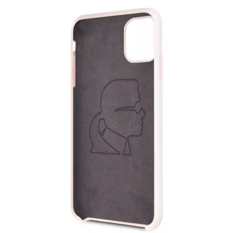 Karl Lagerfeld Apple iPhone 11 Pro Max Silicone Fullbody Ikonic rosa