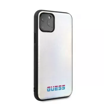Guess Apple iPhone 11 Pro Custodia Iridescent Argento
