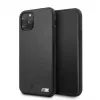 BMW Hardcase in PU pelle liscia nero per Apple iPhone 11 Pro