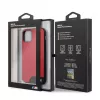 BMW Hardcase in PU pelle liscia rosso per Apple iPhone 11 Pro