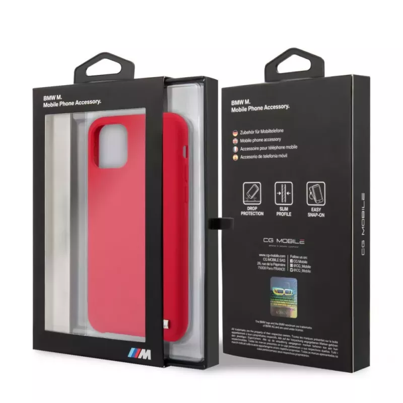 BMW Hardcase in silicone rosso per Apple iPhone 11 Pro