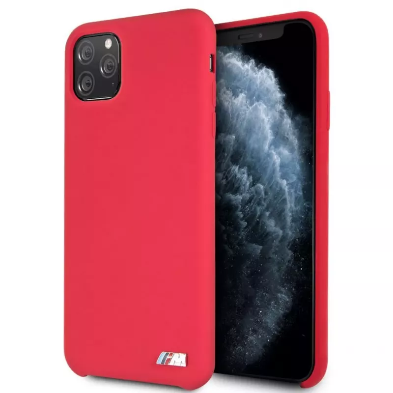 BMW Hardcase in silicone rosso per Apple iPhone 11 Pro Max