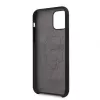 Karl Lagerfeld Apple iPhone 11 Pro Custodia Posteriore Silicone Ikonik White Outline Nero