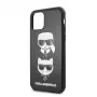 Karl Lagerfeld Apple iPhone 11 Pro Custodia Karl Lagerfeld and Choupette Nero