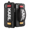Karl Lagerfeld Custodia in PU con cinturino nero per Apple iPhone X/XS