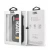 Karl Lagerfeld Custodia in PU con cinturino nero per Apple iPhone X/XS