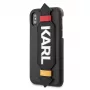Karl Lagerfeld Custodia in PU con cinturino nero per Apple iPhone X/XS