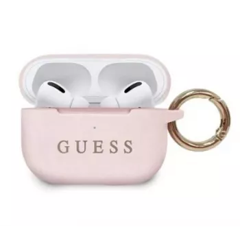 Guess Custodia in silicone per Apple AirPods Pro rosa chiaro