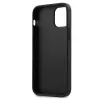 Guess GUHCP12SVSATMLRE Hard Case Saffiano per Apple iPhone 12 Mini - rosso