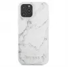 Guess Apple iPhone 12/12 Pro Custodia PC/TPU Marble Bianco