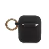 Guess Custodia in silicone Triangle per AirPods Pro (1ª e 2ª gen) - nero