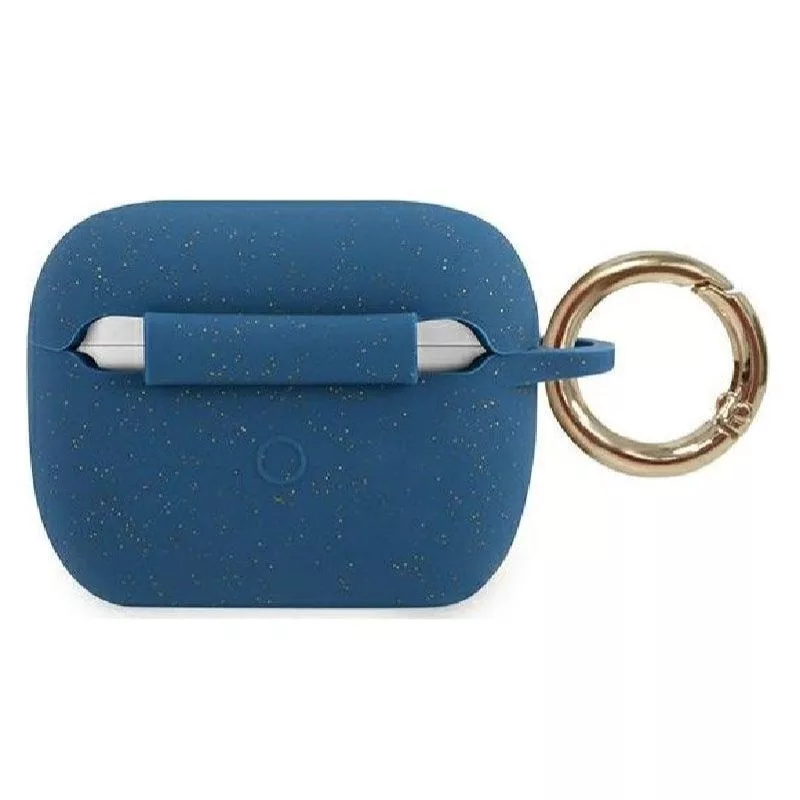 Guess Custodia in silicone blu per AirPods Pro