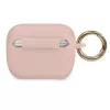 Guess Custodia in silicone Triangle rosa per AirPods Pro