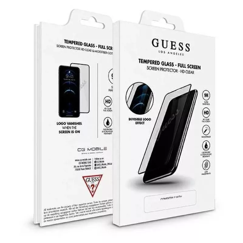 Guess Pellicola protettiva per display GUSPP12LSLTR Vintage Magic Logo per Apple iPhone 12 Pro Max 6,7 pollici