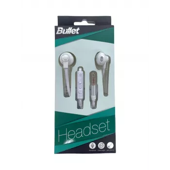 BULLET auricolari 3,5mm, 120 cm, bianco
